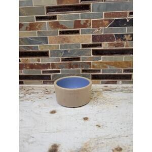 Vintage Small Crock Bowl Pet Dish, Dog/Cat, Succulent Planter, Farmhouse Decor